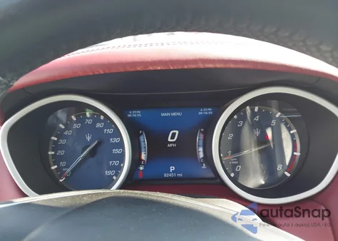 2018 Maserati Ghibli из США, поврежденный, VIN ZAM57XSA2J1286375